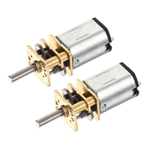DMiotech 2pcs 12V 60RPM Rated Torque 18 Output Shaft Length 10mm Micro DC - style: 60RPM