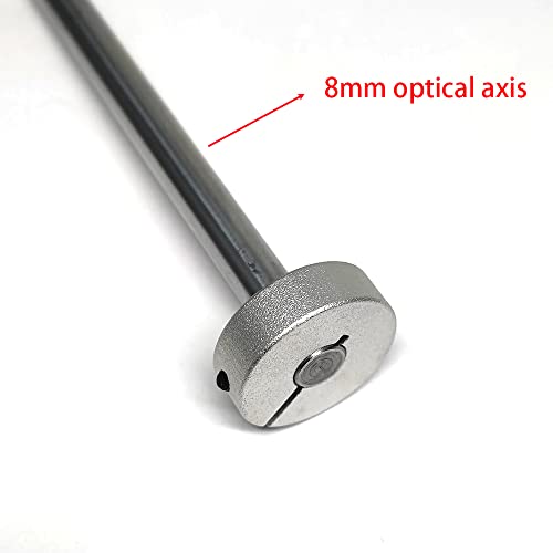 Shaft Collar Open Aluminum Alloy Lock Axle Collar Clamp Set Screw for 8mm Linear Rod Shaft Guide(8 * 25 * 8mm)10PCS - style: Open(8*25*8mm)
