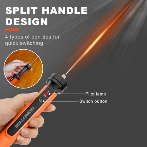 4-in-1 Hot Wire Foam Cutter Tool Hot Knife Foam Cutting Kit - color: Bagged Orange