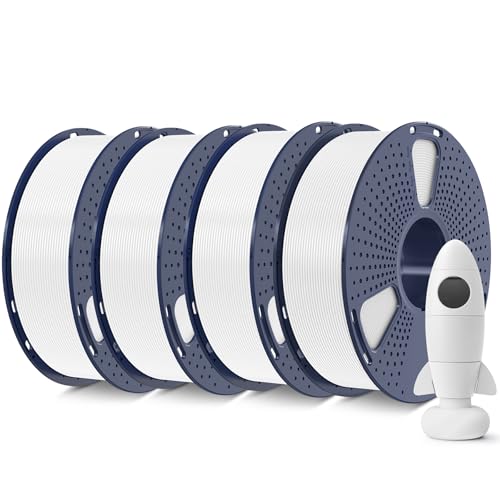 SUNLU 4KG Bundle PLA Matte 1.75mm, Matte Surface 3D Printer Filament - color: 4kg Pla White+white+white+white, size: 4KG