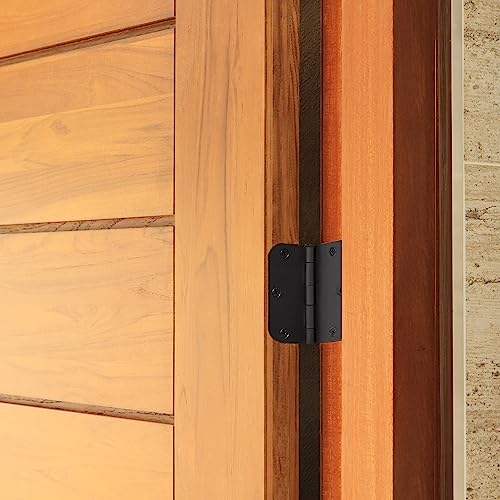 Design House Interior Door Hinge, 3.5", Matte Black - color: Matte Black