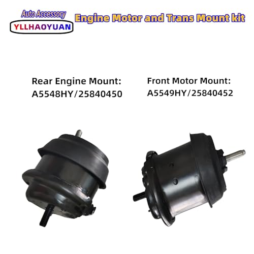 Yllhaoyuan Engine Motor Transmission Mount Kit for Traverse/Acadia 3.6L - size: 2009-2017 Buick Enclave 3.6L