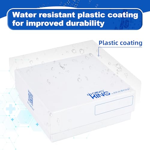 81-well Cryo Boxes, Plastic Coating, 2 Inch Height, Case of 20 - size: 2 in,81-well