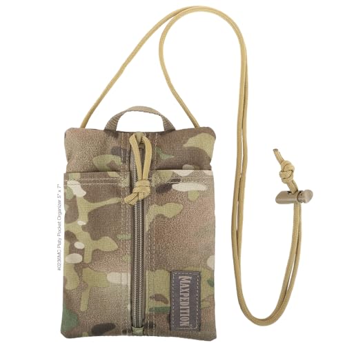 Maxpedition Platy Pocket Organizer, EDC Tool Pouch, Neck Wallet - color: Multicam, size: 5" x 7"