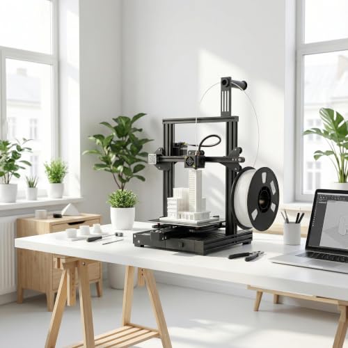 Matte PLA + 3D Printer Filament,PLA Filament 1.75mm, Neatly Wound 3D Printing Filament 1.75mm, Dimensional Accuracy +/- 0.02 mm, Fit Most FDM 3D Printers, 1kg Spool (2.2lbs), White - color: White