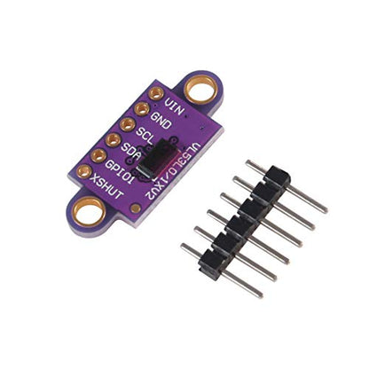 VL53L0X Time-of-Flight (ToF) Laser Ranging Sensor Breakout VL53L0XV2 Laser Flight Distance Measurement Module I2C IIC for Arduino(Pack of 4)