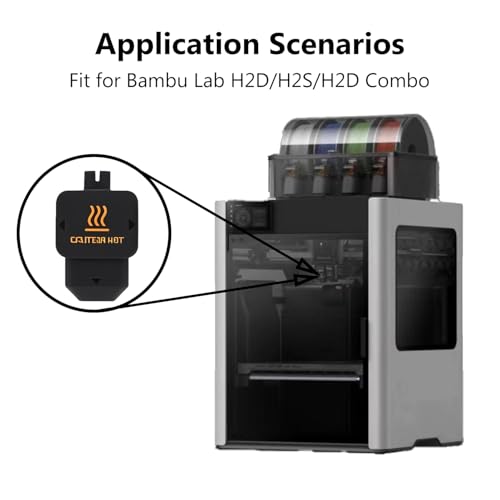 8PCS 3D Printer Silicone Socks Cover Sleeve for Bambu Lab H2D/H2S