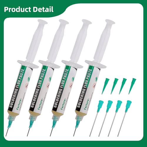 4 Pack Lead-Free Soldering Flux Paste for Electronics Soldering - size: 4PACK Solder Flux