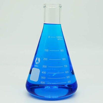 1000ml Narrow Mouth Graduated Erlenmeyer Flasks 1 Pack - size: 1000ml