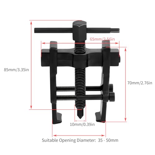 Beam 2 Jaw Puller 2" Bearing Gear Pullers, 85mm T-Shaped Screw - size: 2Jaw 2In 65×85MM