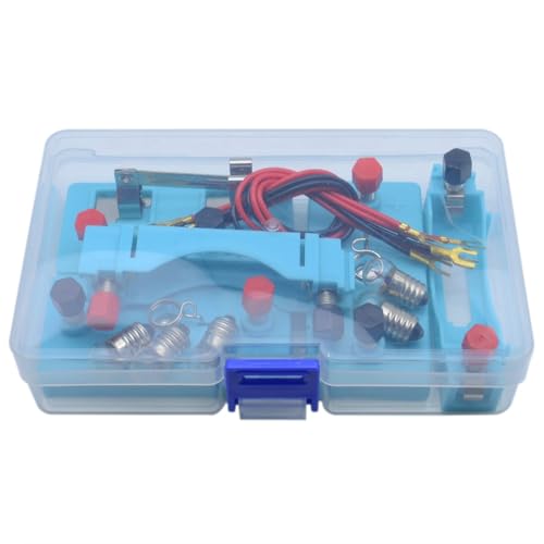 1 Set Circuit Learning kit Basic Physics Electrical Experiment Box for Building Circuits in Physics Labs