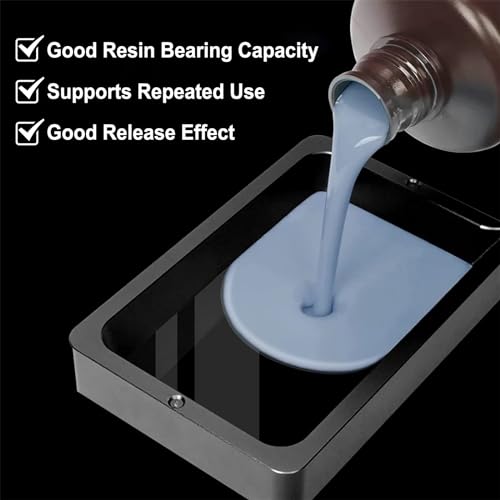 6PCS FEP Film Release Films for Anycubic Photon Mono M7 Max/M3 Max/M3 Premium/ELEGOO Juipter 6K/Juipter SE/Phrozen Sonic Mighty 8K/Peopoly Phenom/Flashforge Foto 12.8″-13.6″ Resin 3D Printers - size: 380x260mm