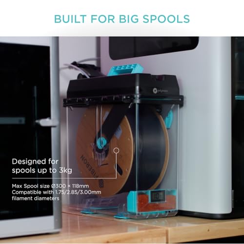 Polymaker PolyDryer Filament Storage Box XL 2-Pack, Up to 3kg Spool - color: Polydryer Box XL 2-pack (Fits Up to 3kg Spools, Only Storage Box)