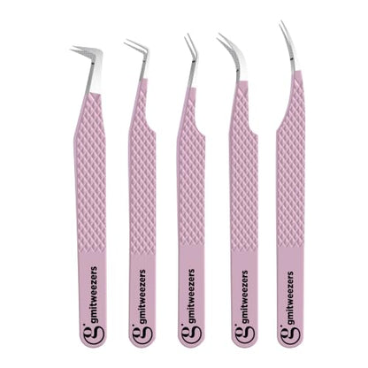 Fiber Tip Lash Tweezers For Eyelash Extension Tweezers Professional