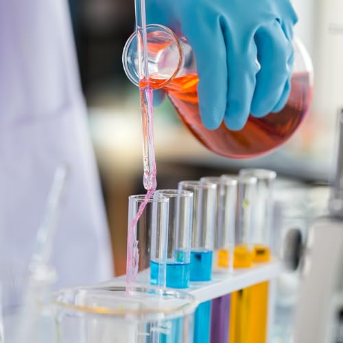 XCD Borosilicate Glass Test Tubes, 30 mm O.D. x 165 mm Length, Cylindrical Bottom and Flared Top Lip for Lab Heating and Reactions, 20-Pack - size: 30x165 mm