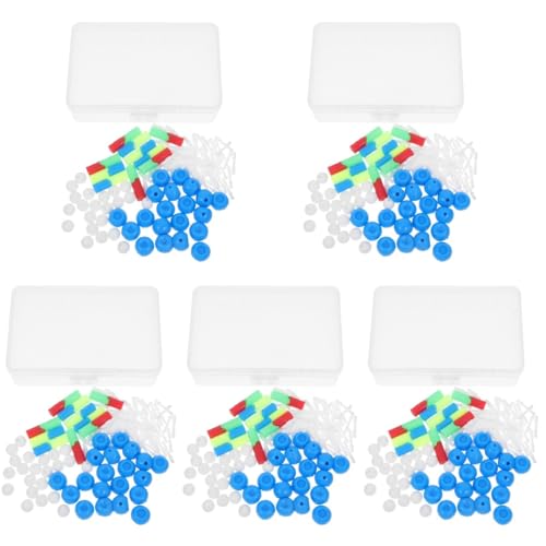 Mobestech DNA Model Double Helix Science Classroom Decor Plastic Molecular Modeling Kit for Genetics and Mutation Learning Detachable DNA Model Kit for Students Biology Teaching