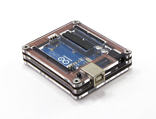 C4Labs Zebra Case Kit for the Arduino Uno R2, R3, R4, R4 WiFi (not Included) - Wood