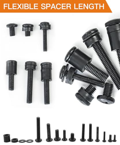 Universal TV Mounting Hardware Screw Kit Set with Box