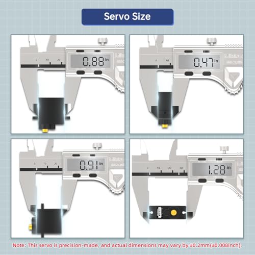 9G Servo Micro servo Metal Gear Motor Anti Blocking Servo for Robots DIY, LFD-01M, 1PCS - style: 1PC