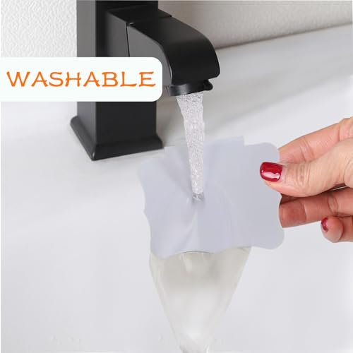 Basket Labels Clip, Include 20 Kitchen Clip Label Holder Removable PVC Bin with 2 Chalk Marker for Basket Pantry Organization -White - style: Butterfly Shape 20 (White)