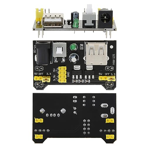 5Pcs MB102 Breadboard 3.3V 5V Power Supply Module DC 6.5-12V USB Fit for Arduino