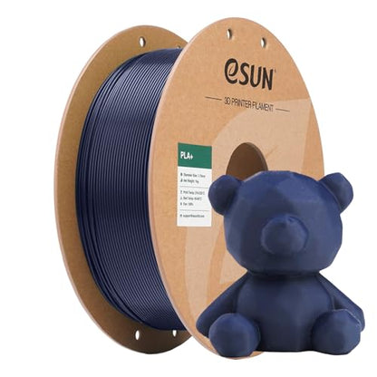 eSUN PLA+ Filament 1.75mm 1KG, 3D Printer Filament(Dark Blue) - color: 1kg-dark Blue