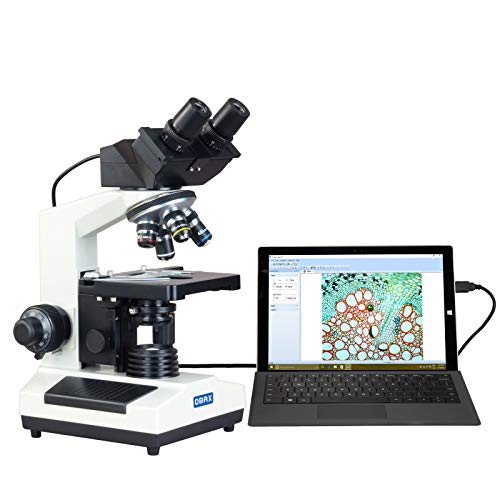 AmScope OMAX MD827S30 3MP Digital Integrated Microscope, Halogen - style: MD827S30