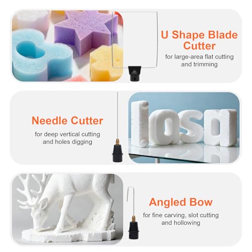 3 in 1 Foam Cutter Hot Wire Cutter with 3 Cutting Machine Pen