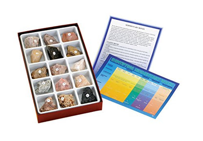 American Educational 15 Piece Sedimentary Rock Collection