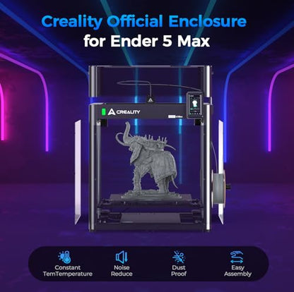 Creality Ender 5 Max Enclosure Official Upgrade Kit Transparent Acrylic Dust-Proof Constant Temperature Protective Cover for Creality Ender 5 Max - color: Ender 5 Max Enclosure