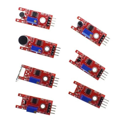 45 in 1 Sensors Modules 16 Kinds Starter Kit, Better Than 37 in 1 DIY UNO R3(37 in 1 kit Box) - color: 37 in 1 Kit Box