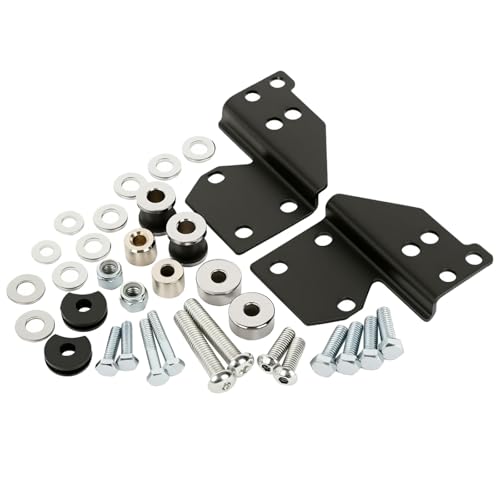 Detachable Docking Hardware Kit for Harley Touring 1997-2008,Road King, Road Glide, Street Glide & Electra Glide(Replace:53803-06) Also 53660-05, 53658-05 for 1994-1996 Models - color: chrome#53803-06