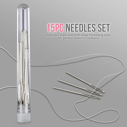 Hi-Spec Jewelry Making Supplies Kit for Adults with Findings Accessories