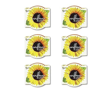 BUZZY Seeds Sunflower Grow Kit 6-Pack, Mini Terracotta Pots, Indoor Garden - color: 6pk Sunflower