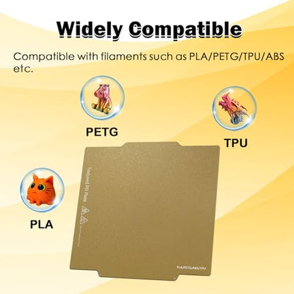Creator 5 Build Plate Double Sided Textured Board Removable Heated Bed - color: Gold