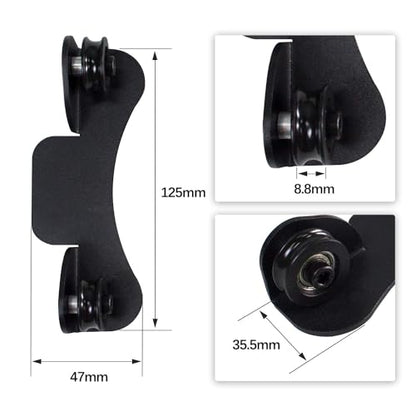 3D Printer Filament Spool Holder, Sheet Metal Stand Rack Bearing Adjustable - size: Black Metal