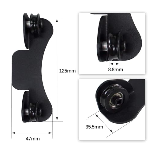 3D Printer Filament Spool Holder, Sheet Metal Stand Rack Bearing Adjustable - size: Black Metal