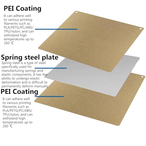 for AOSEED X-Maker Joy Cold Build Plate No Heating No Glue Hotbed - color: Gold