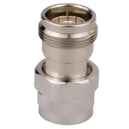 4.3/10 Mini Din Female to N Male Adapter 4.3-10 MiniDIN Adaptor Low PIM 160dBc (4.3-10 Female to N Male) - color: 4.3-10 Female to N Male