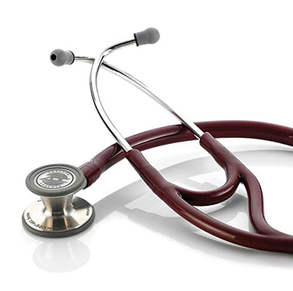ADC Adscope 601 Convertible Cardiology Stethoscope, AFD Tunable Technology - color: Burgundy
