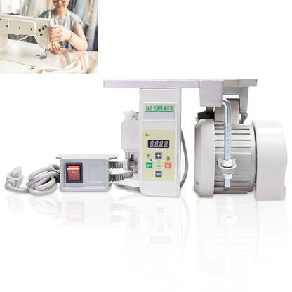 Industrial Sewing Machine Motor, Sewing Machine Servo Motor, AC110V 750W 1HP, 200-6000 RPM, Run CW and CCW, Energy-Saving Mute, with Instruction Manual