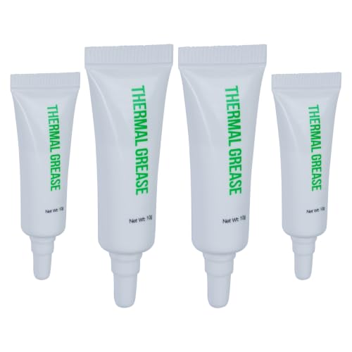 Creality High-Temperature Thermal Grease, Excellent Thermal Conductivity for 3D Printer Hotend and Heat Break, Non-Conductive&Corrosive, Non-Toxic, Odorless, Stable from -55°C to 350°C (4 Pack) - style: High-temp Thermal Grease