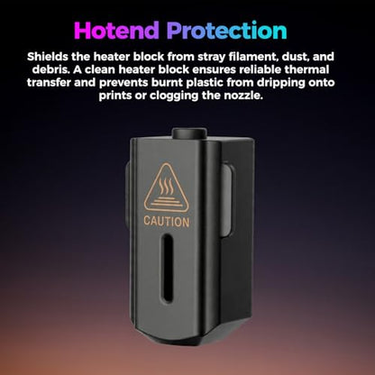 Creality Official SPARKX i7 Hotend Sock 3PCS, Original i7 High-Temperature Silicone Cover for Heater Block, Non-Stick Heat Insulation Sleeve for Creality SPARKX i7 3D Printer (3PCS) - style: Hotend Silicone Cover
