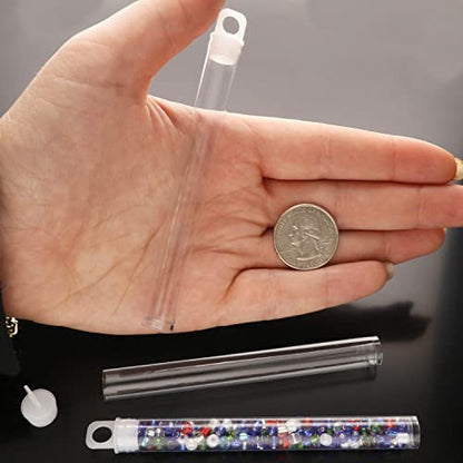 The Beadsmith Friction Tube Variation - size: 4" Long - 3/8" Dia - 100 Per Bag
