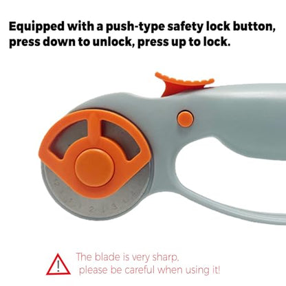 Rotary Cutter for Fabric,Fabric Shears,Rolling Cutter for Fabric 45mm