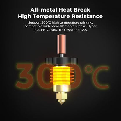 Creality Official Ender 3 V3 KE Hotend Kit, Upgrades Ceramic Heating Block Kit, 3D Printer Nozzle, High Flow Extruder Heater Block, All Metal Accessories for Creality Ender 3 V3 KE 3D Printers - style: Ender 3V3 KE