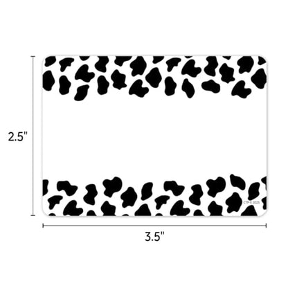 CTP Farm Friends Cow Print Labels (#11033 Creative Teaching Press) - color: Farm Friends Cow Print