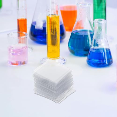 Disposable Microscope Slides Clear Optical Blank Slides for Laboratory Microscope Use Pre-Cleaned Plastic Slides for Urine Tests Science Education 0.86 X 0.86 X 0.03 in - size: 2.20X2.20X0.10CM