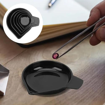 1 Set Black Weighing Pans, Easy to Organize