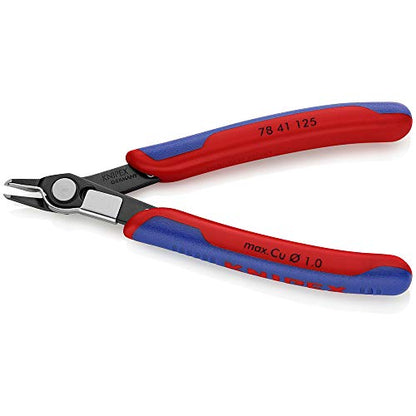 KNIPEX - 78 41 125 Tools - Electronics Super-Knips, Multi-Component (7841125) - size: 5-Inch with Lead Catcher